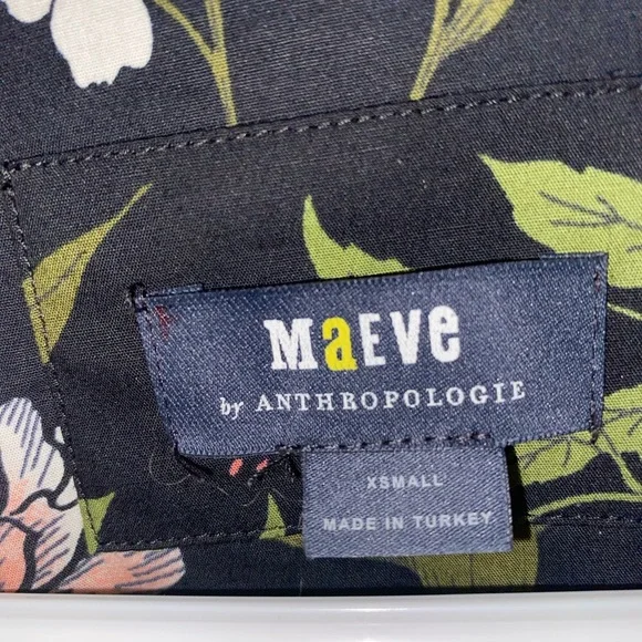 ANTHROPOLOGIE
Maeve The Bettina Tiered Midi Shirt Dress, Black - Picture 5 of 9